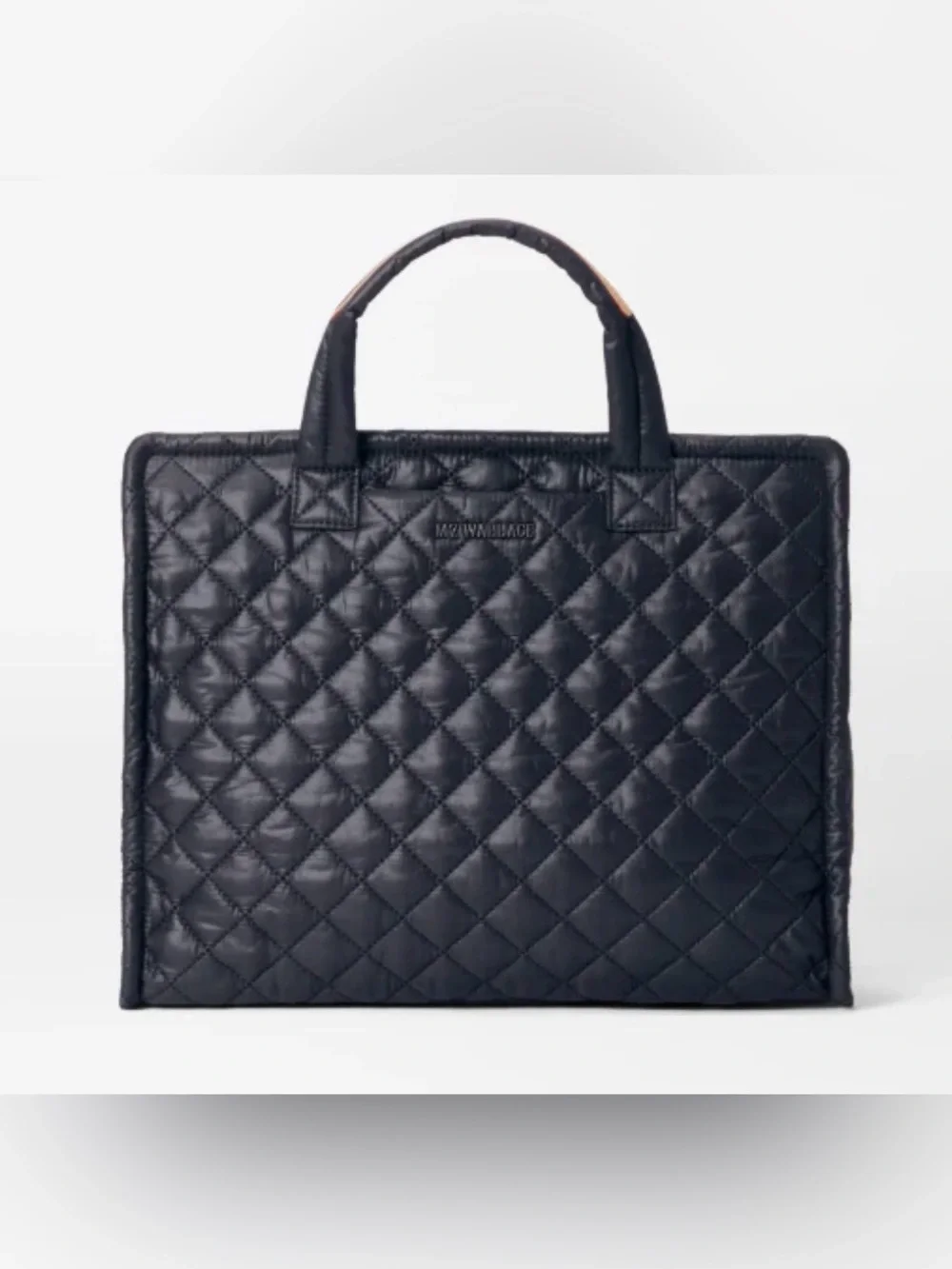 NWT - MZ WALLACE Black Quilted Medium Box Tote Bag